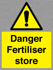 Danger Fertiliser store
